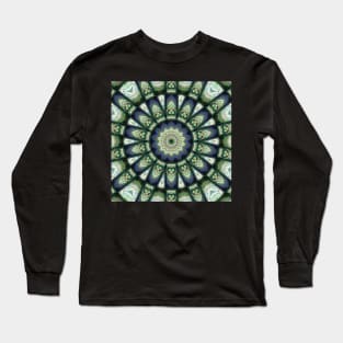 Opal and Alabaster Mandala Long Sleeve T-Shirt